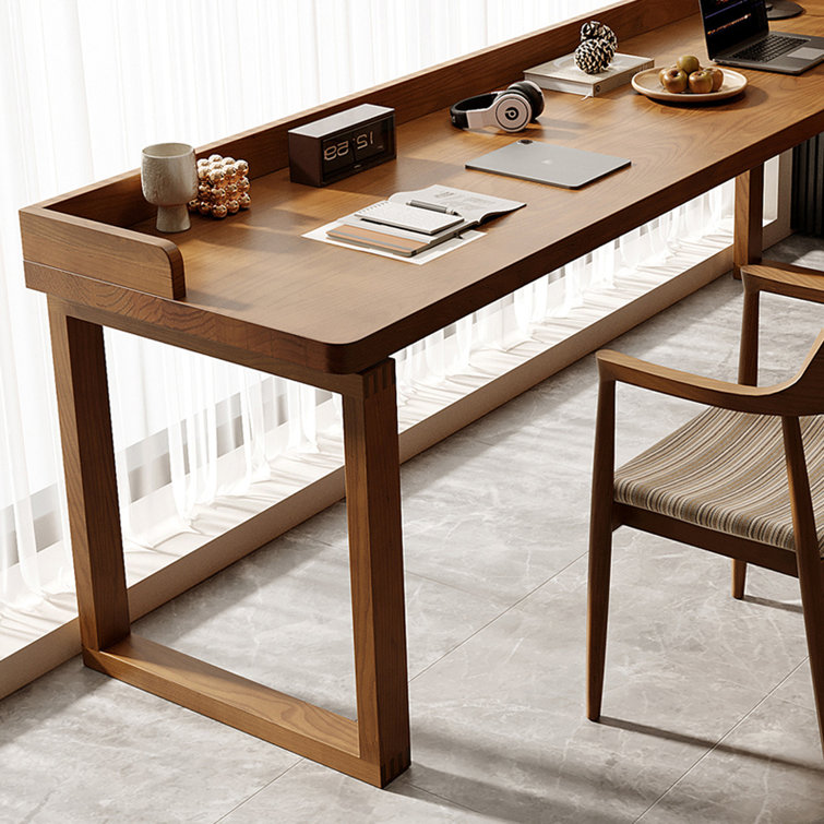 Loon Peak® Harsanje 3 Solid Wood Desk And Chair Set Office Set with